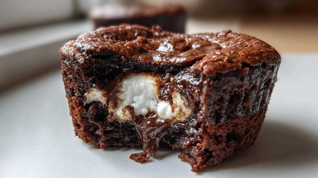 Hot Cocoa Brownie Cups
