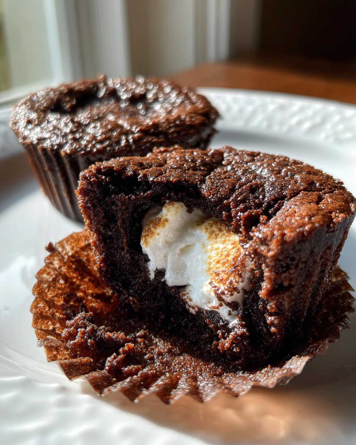 Hot Cocoa Brownie Cups - detail 3