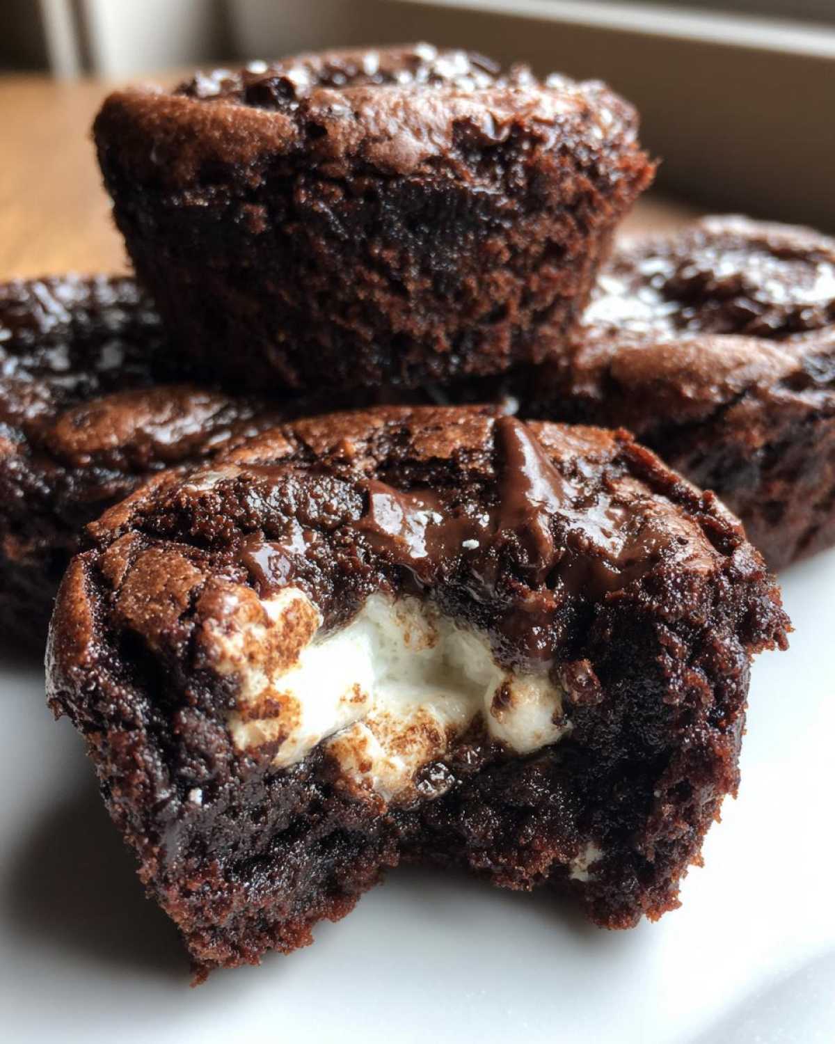Hot Cocoa Brownie Cups - detail 4