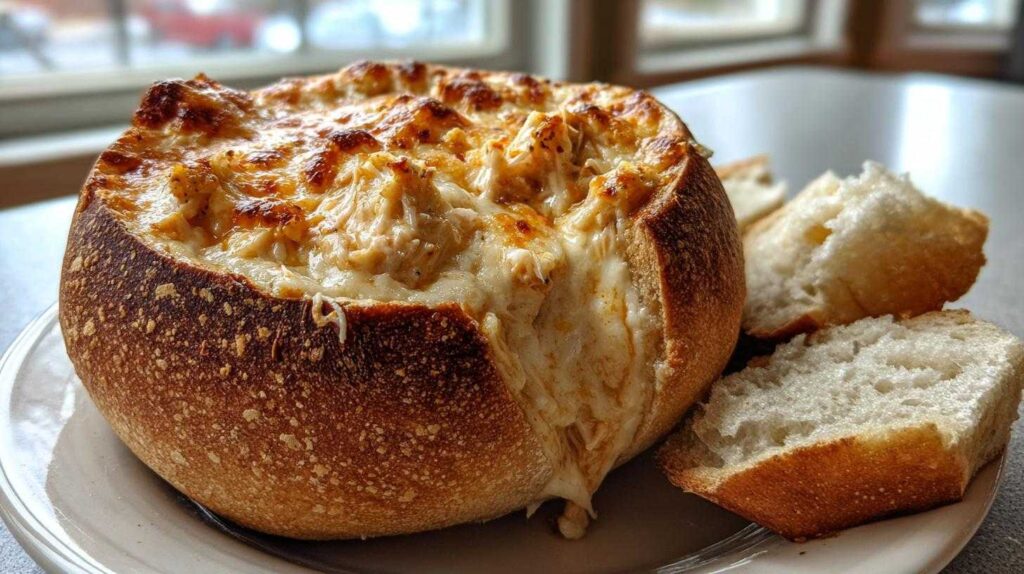 Shocking Hot Crab Dip Bread Bowl: 1 Recipe Hot Crab Dip Bread Bowl