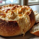 Hot Crab Dip Bread Bowl
