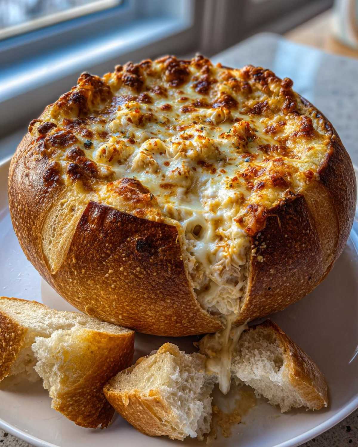 Hot Crab Dip Bread Bowl - detail 2