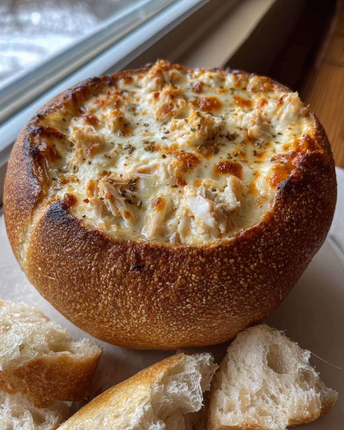 Hot Crab Dip Bread Bowl - detail 4