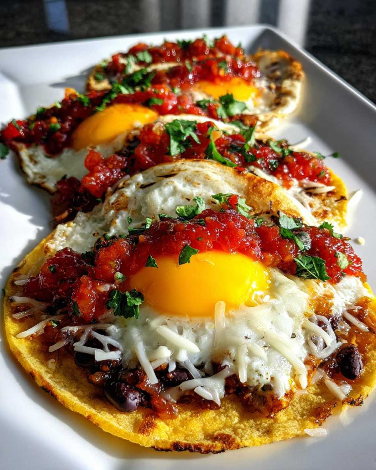 Huevos Rancheros Breakfast Tacos - detail 2