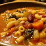 Italian Minestrone Soup (Vegetable Soup)