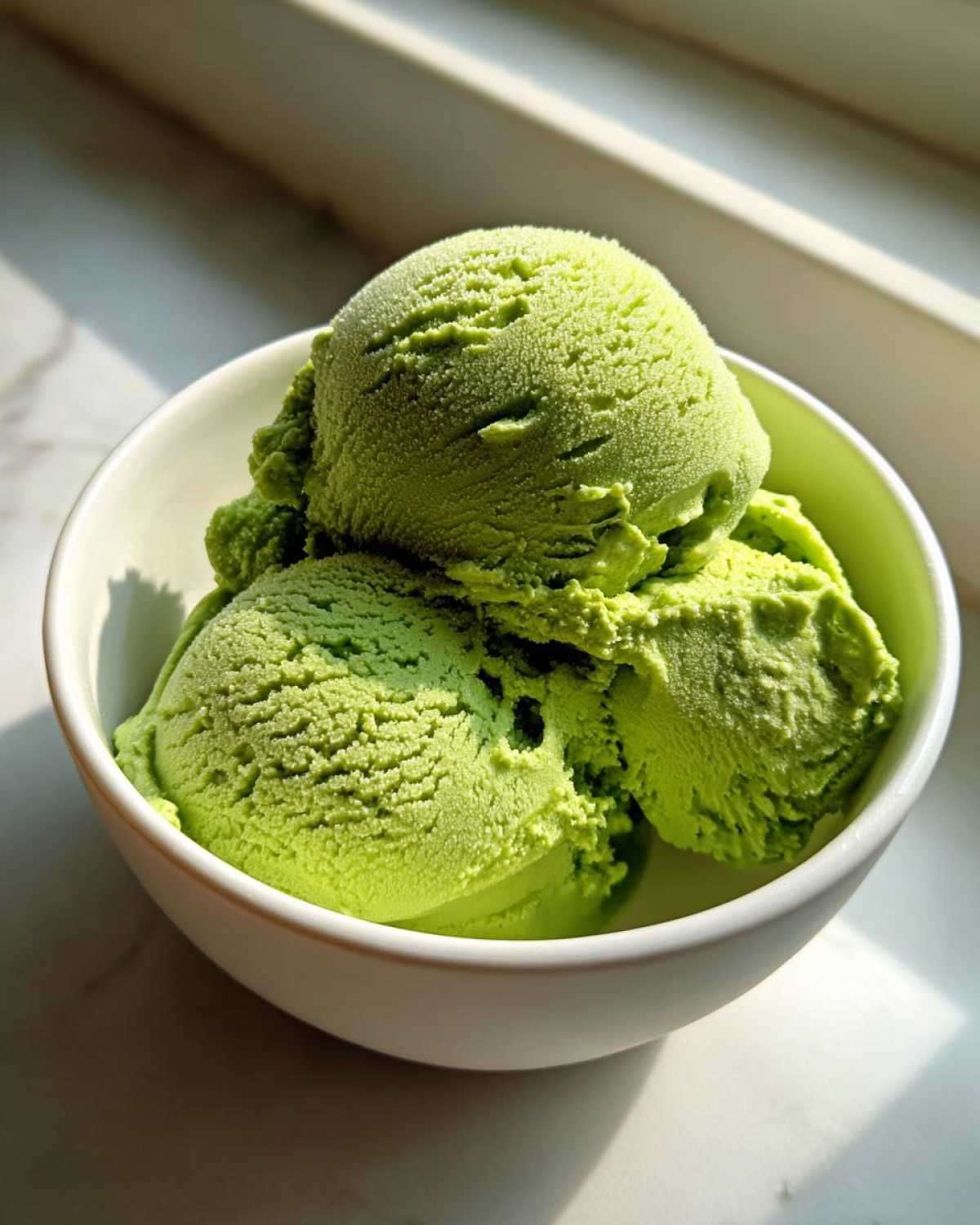 Japanese Matcha Green Tea Ice Cream - detail 1