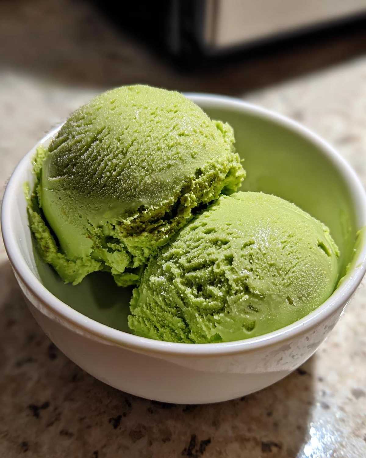 Japanese Matcha Green Tea Ice Cream - detail 2