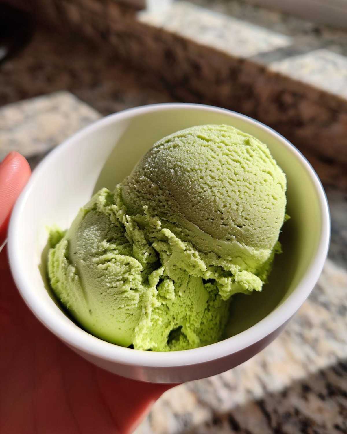 Japanese Matcha Green Tea Ice Cream - detail 3