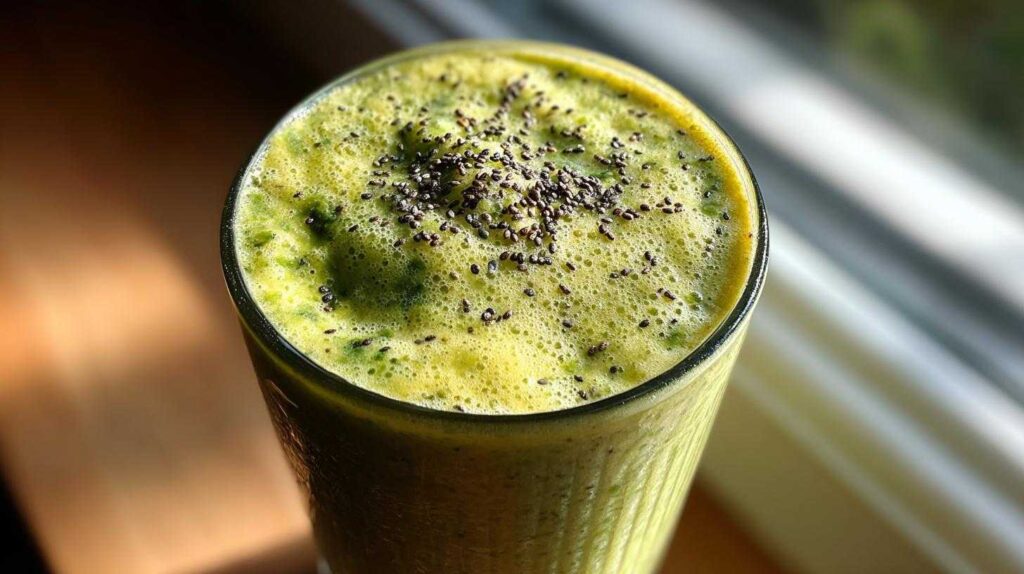 Kale and Avocado Breakfast Smoothie