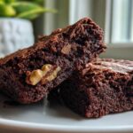 Keto Fudgy Brownies with Walnuts