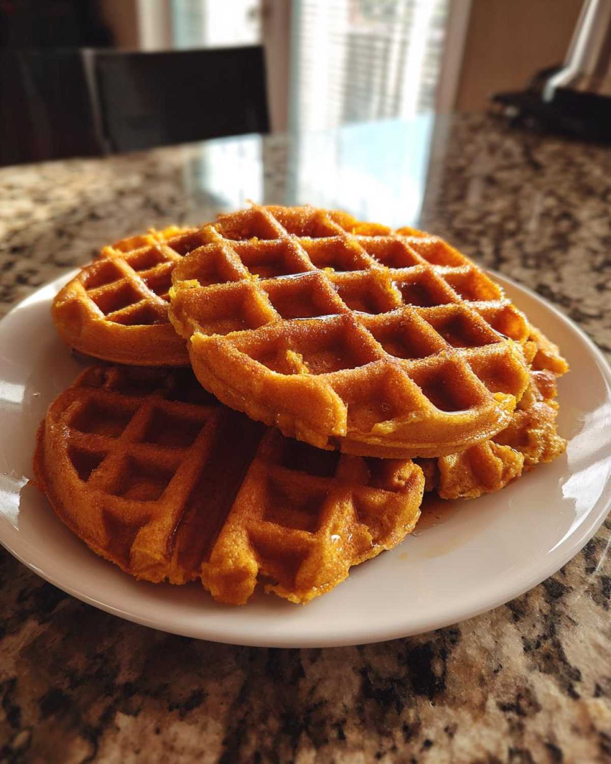 Keto Pumpkin Spice Waffles - detail 3