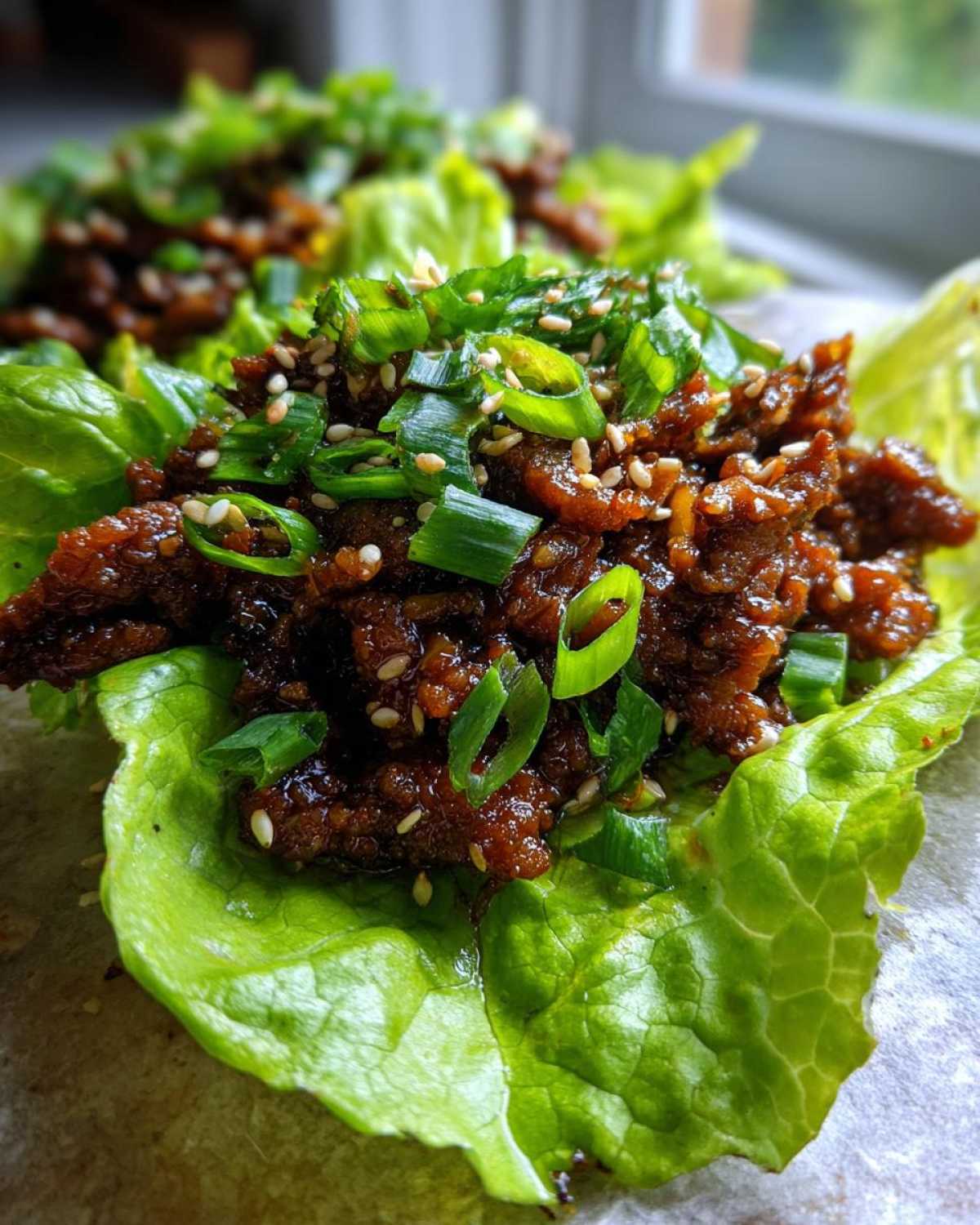 Korean Beef Bulgogi Lettuce Wraps - detail 4