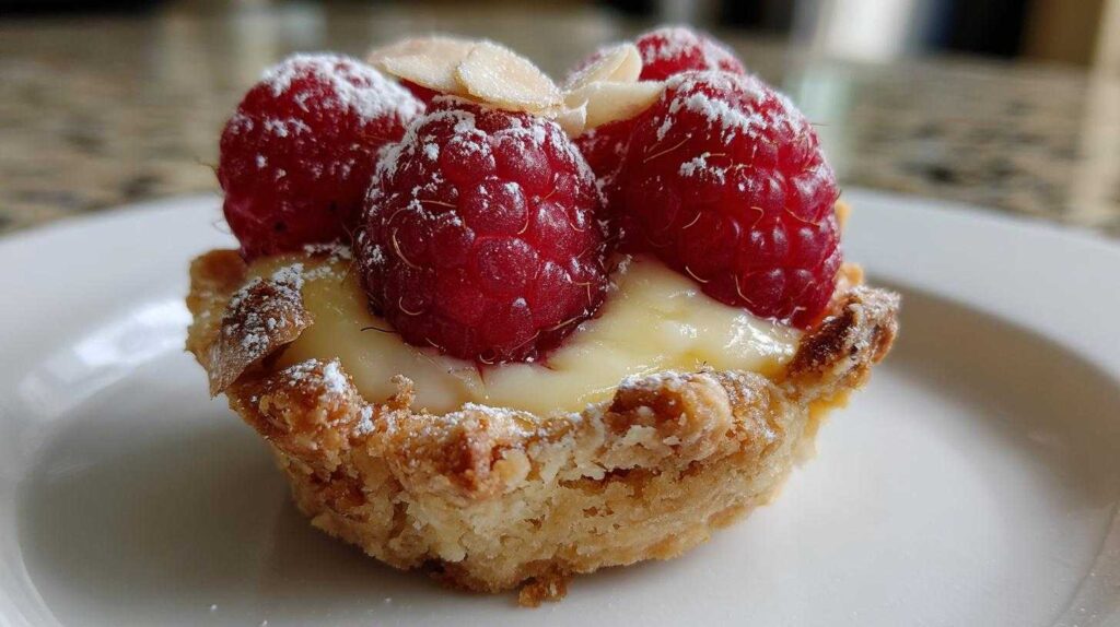 Lemon Raspberry Almond Tartlets