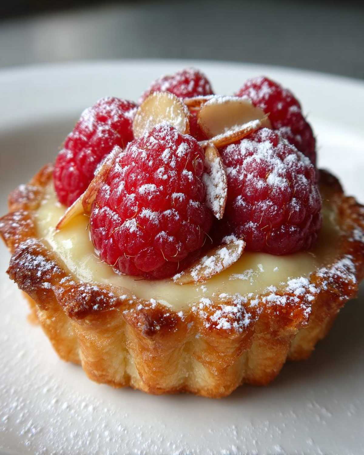 Amazing Lemon Raspberry Almond Tartlets - childrecipe.com