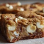 Maple Pecan Blondies with White Chocolate