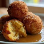 Mashed Potato Balls with Gravy Dip