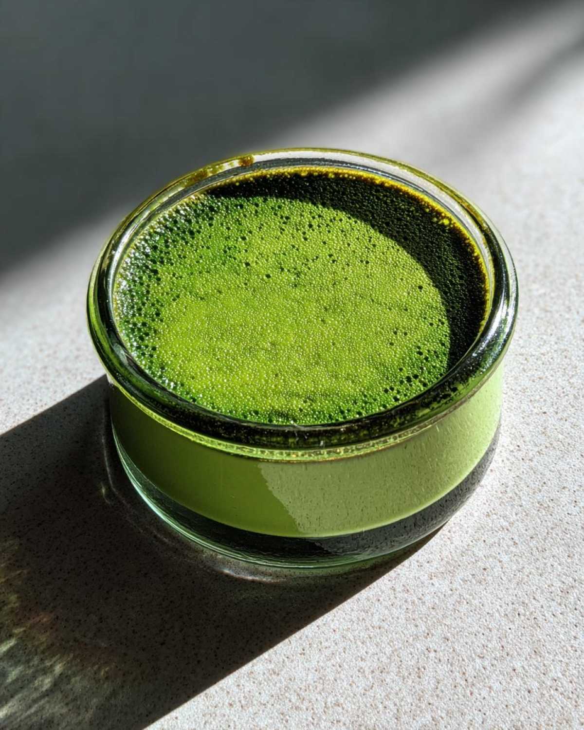 Matcha Green Tea Panna Cotta - detail 1