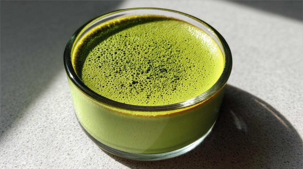 Matcha Green Tea Panna Cotta