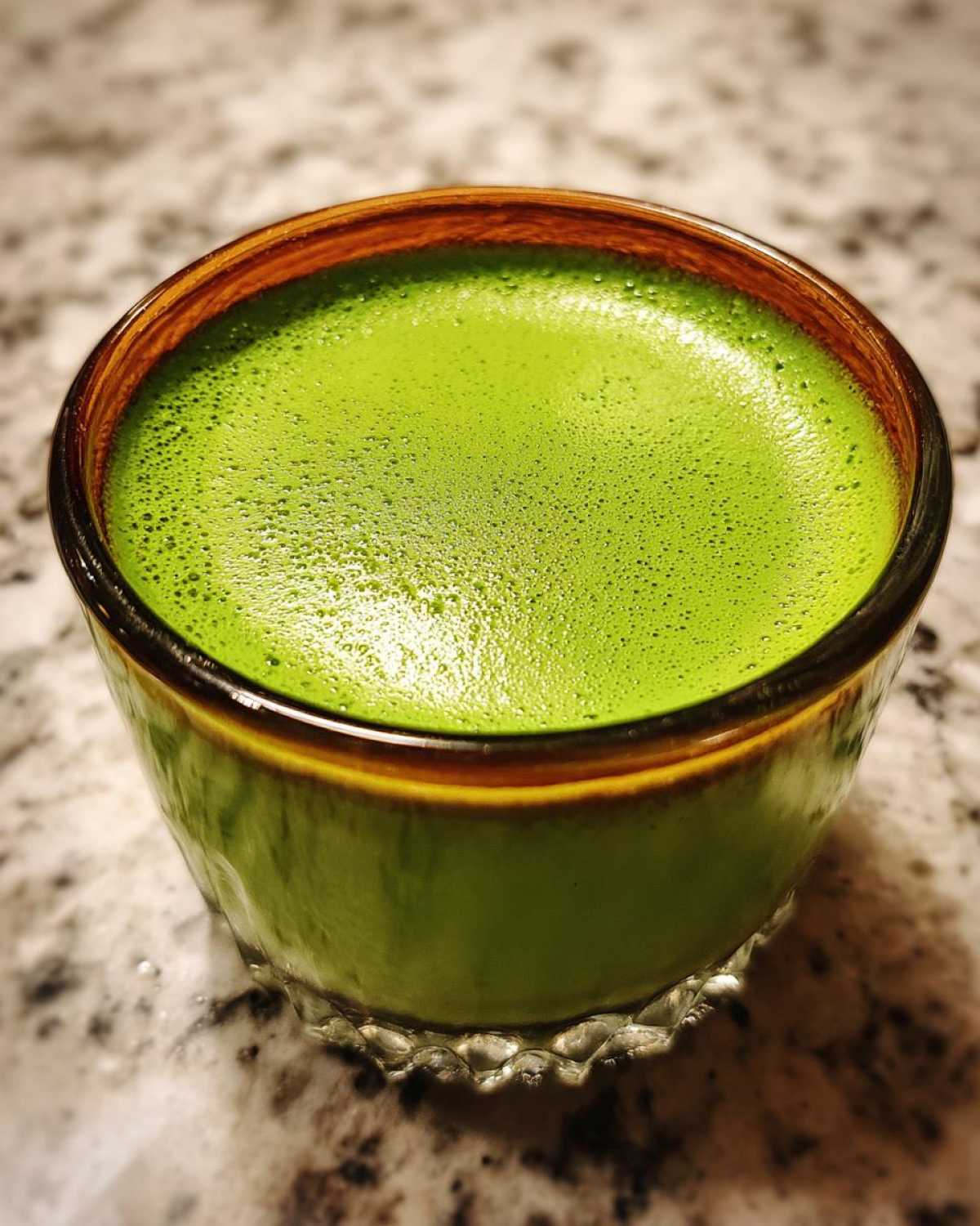 Matcha Green Tea Panna Cotta - detail 4