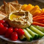 Mediterranean Hummus Platter with Veggies