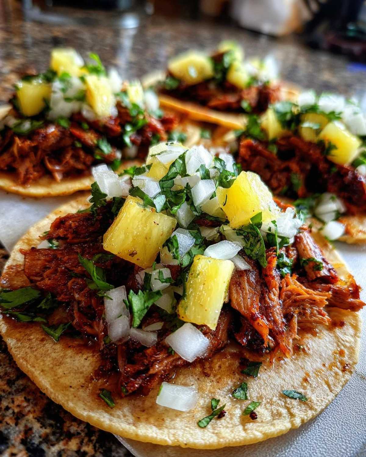 Mexican Al Pastor Tacos - detail 3