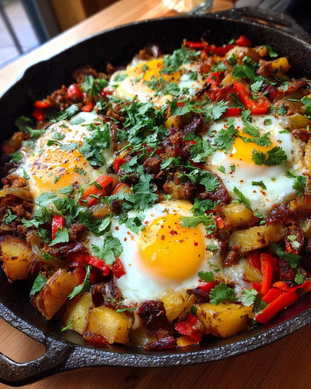 Mexican Chorizo and Potato Hash - detail 2