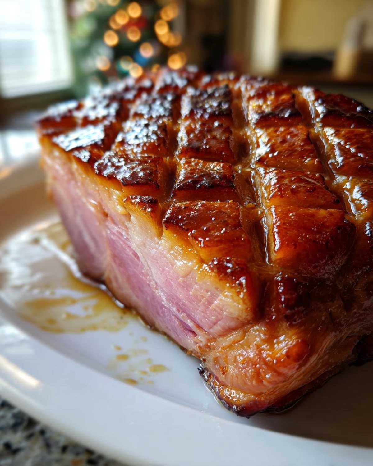 Miso-Glazed Holiday Ham - detail 2