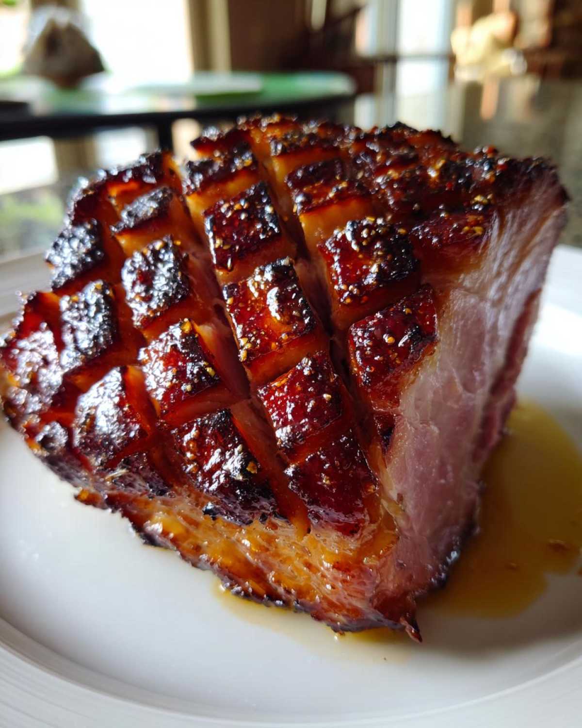 Miso-Glazed Holiday Ham - detail 3