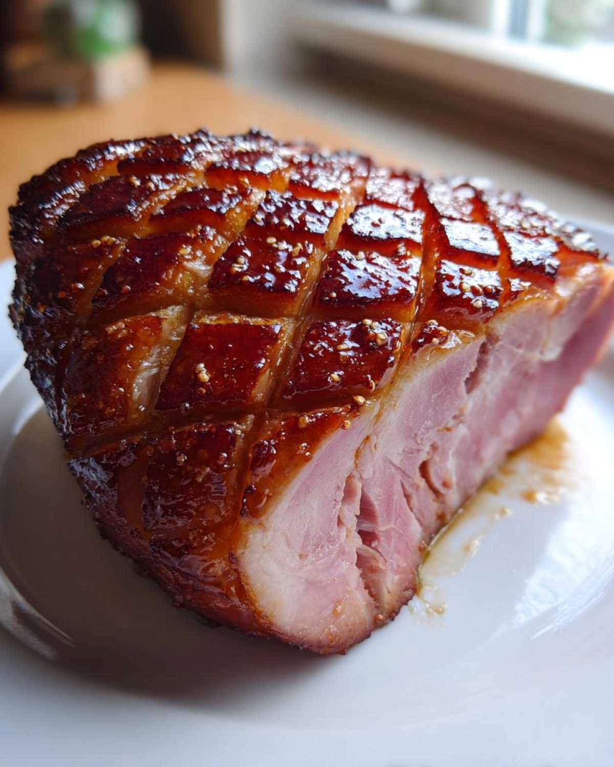 Miso-Glazed Holiday Ham - detail 4