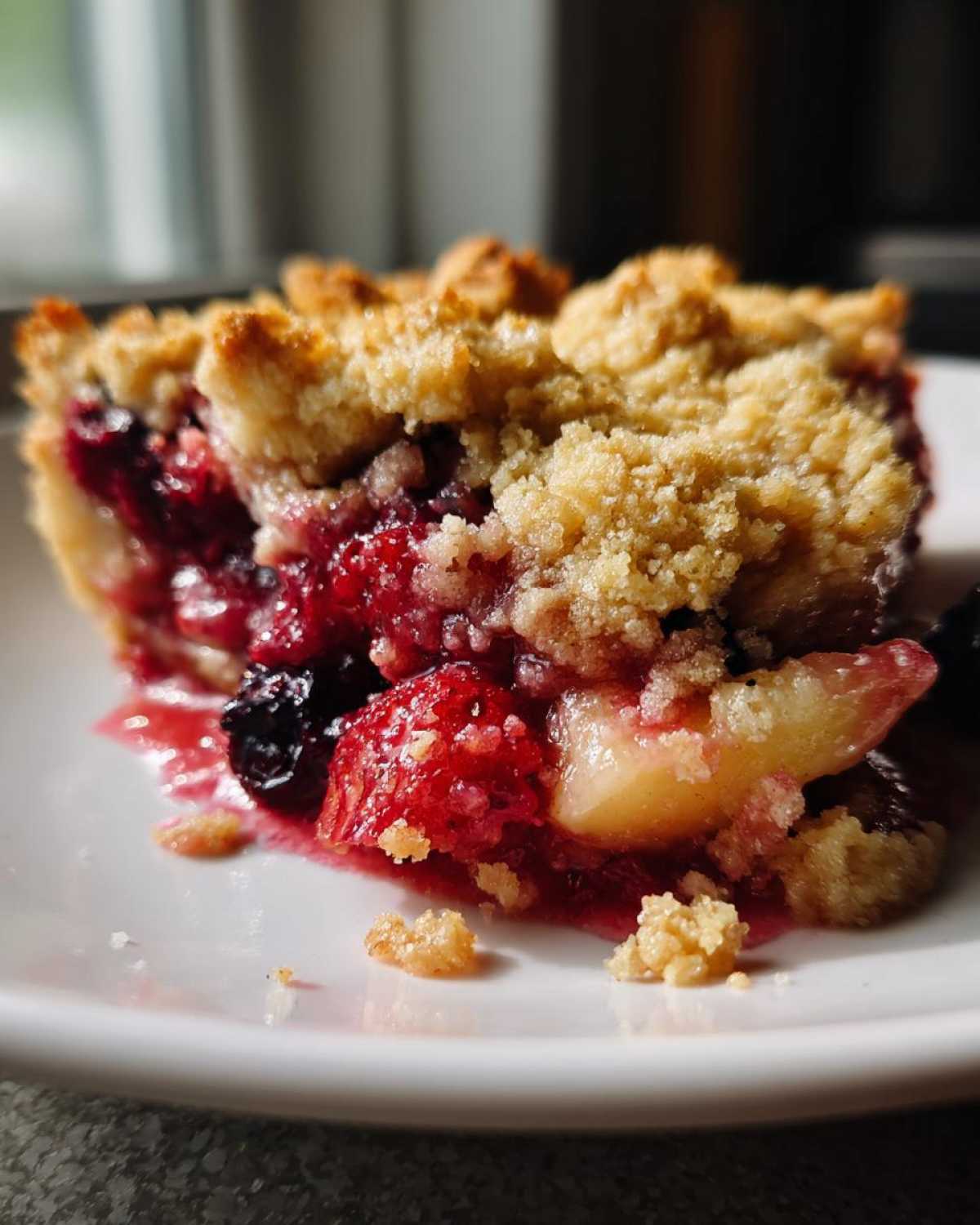 Mixed Berry Summer Cobbler - detail 1