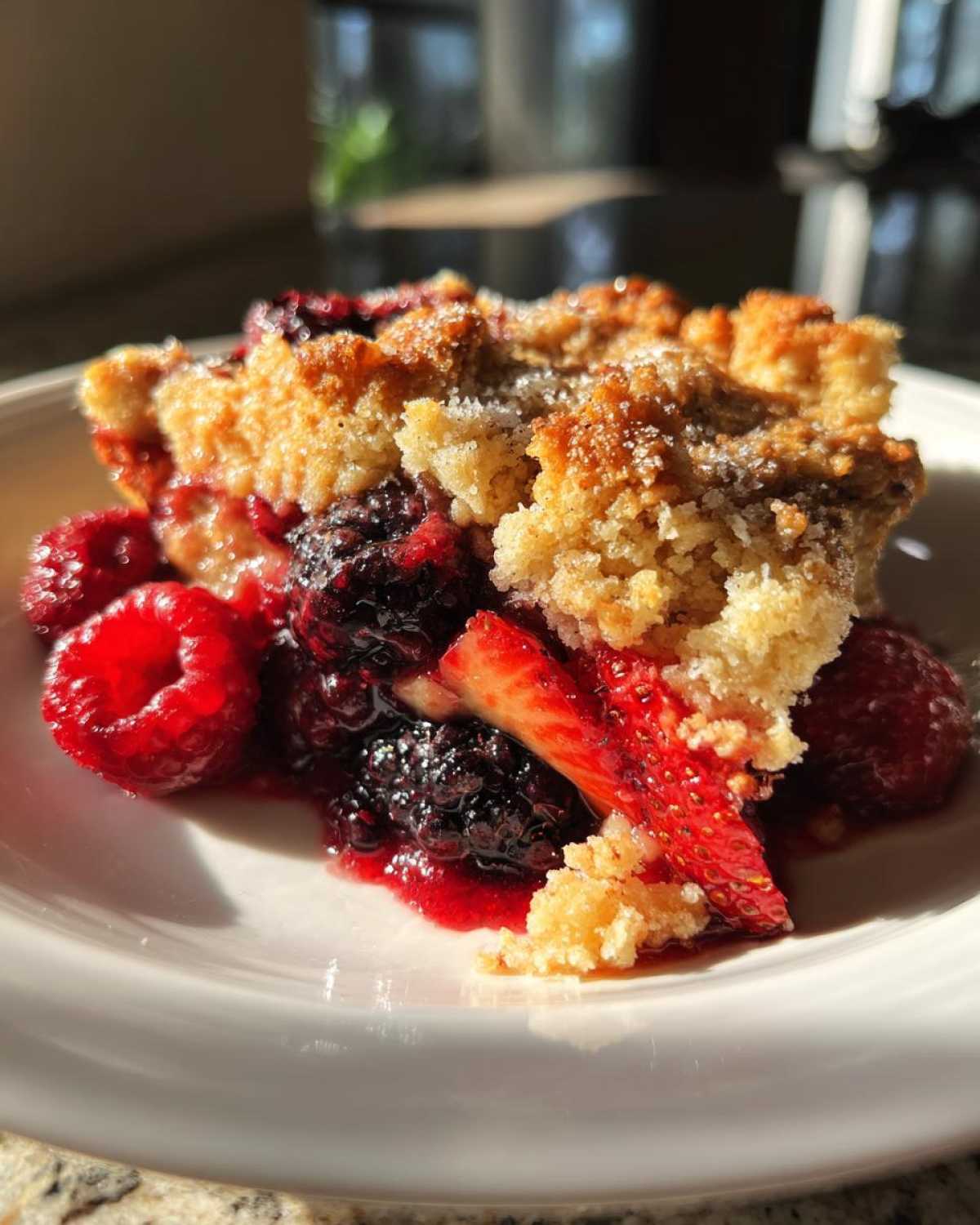 Mixed Berry Summer Cobbler - detail 4