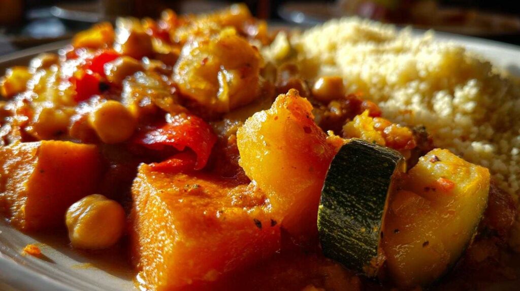 Moroccan Vegetable Tagine with Couscous