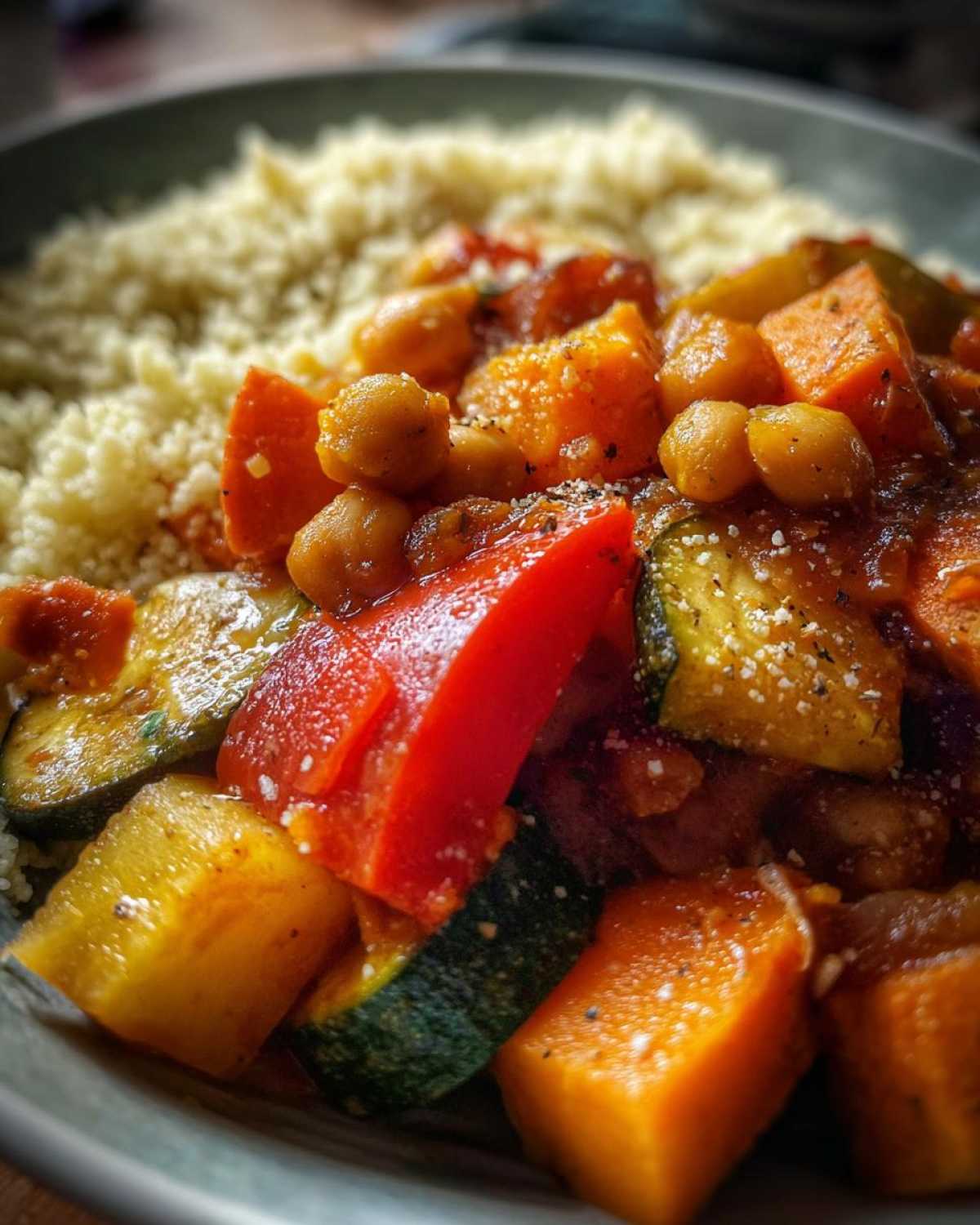 Moroccan Vegetable Tagine with Couscous - detail 3