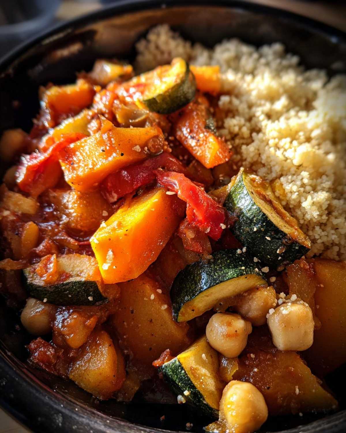 Moroccan Vegetable Tagine with Couscous - detail 4