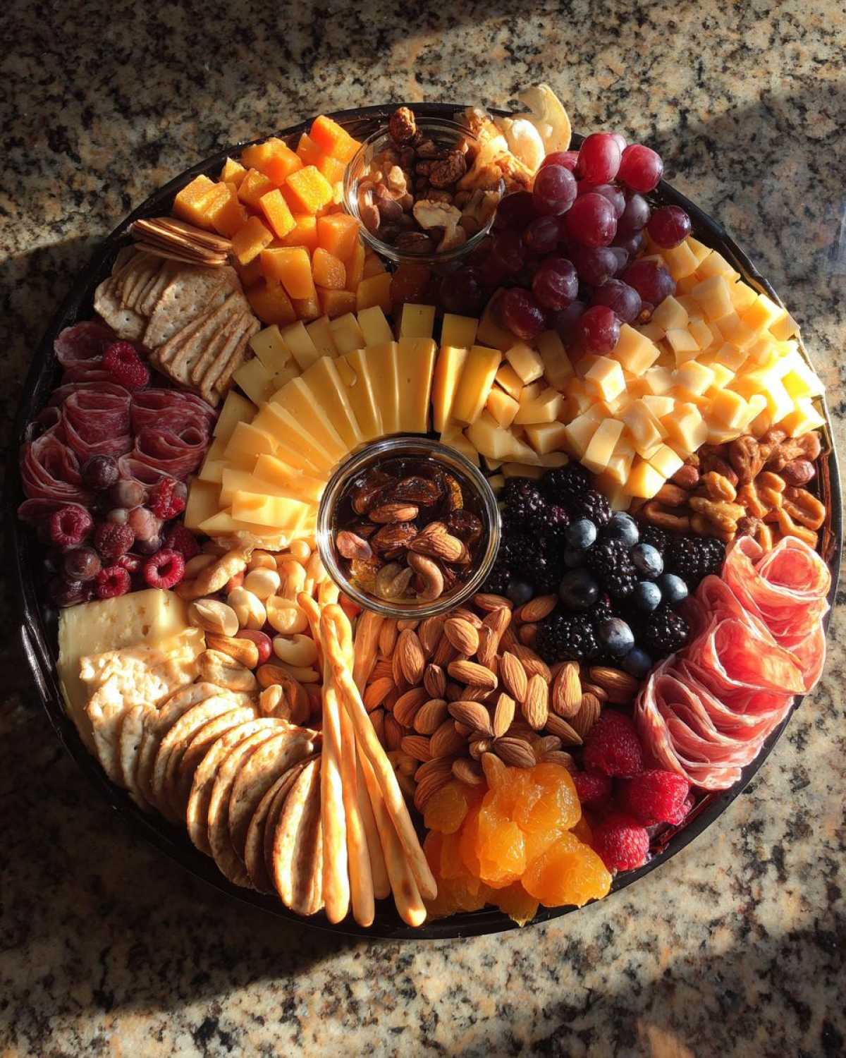 NYE Charcuterie Clock Board - detail 1