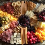 NYE Charcuterie Clock Board