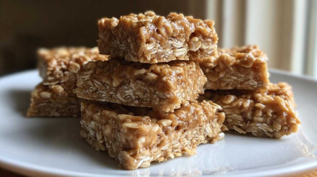 No-Bake Peanut Butter Oat Bars