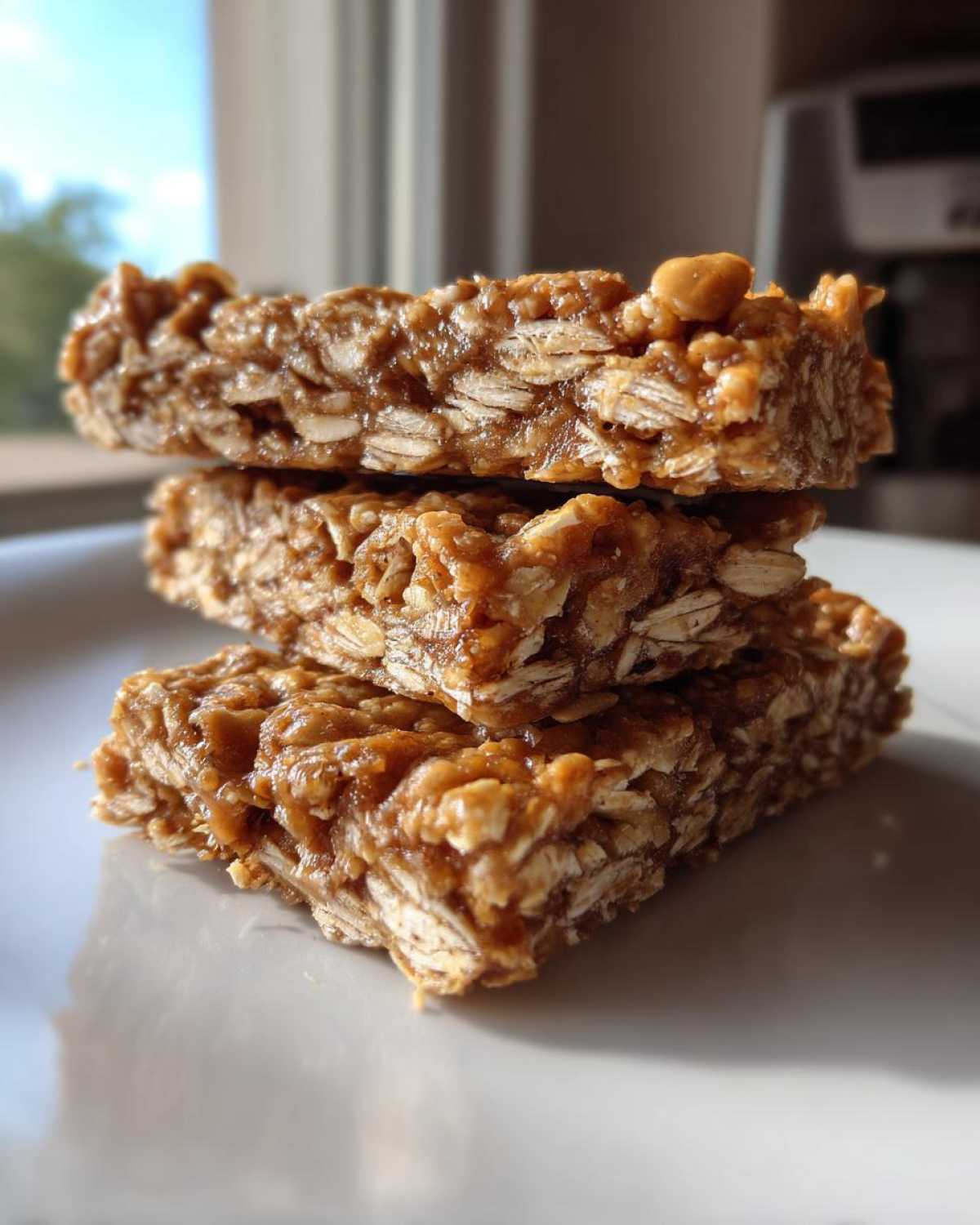 No-Bake Peanut Butter Oat Bars - detail 2