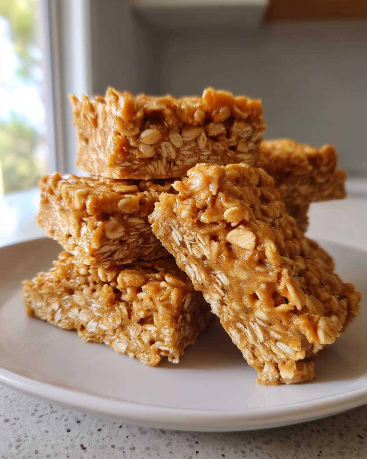 No-Bake Peanut Butter Oat Bars - detail 3