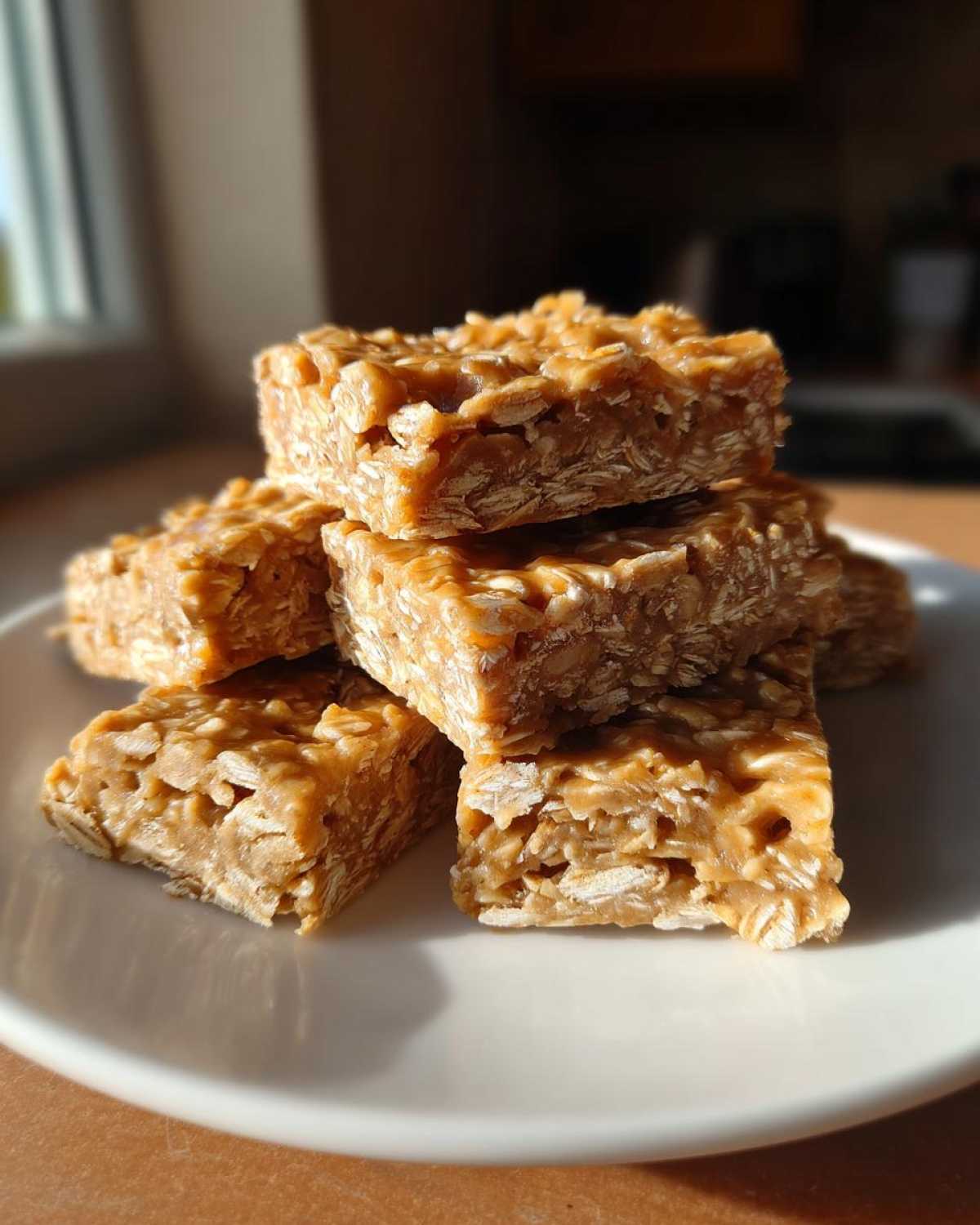 No-Bake Peanut Butter Oat Bars - detail 4