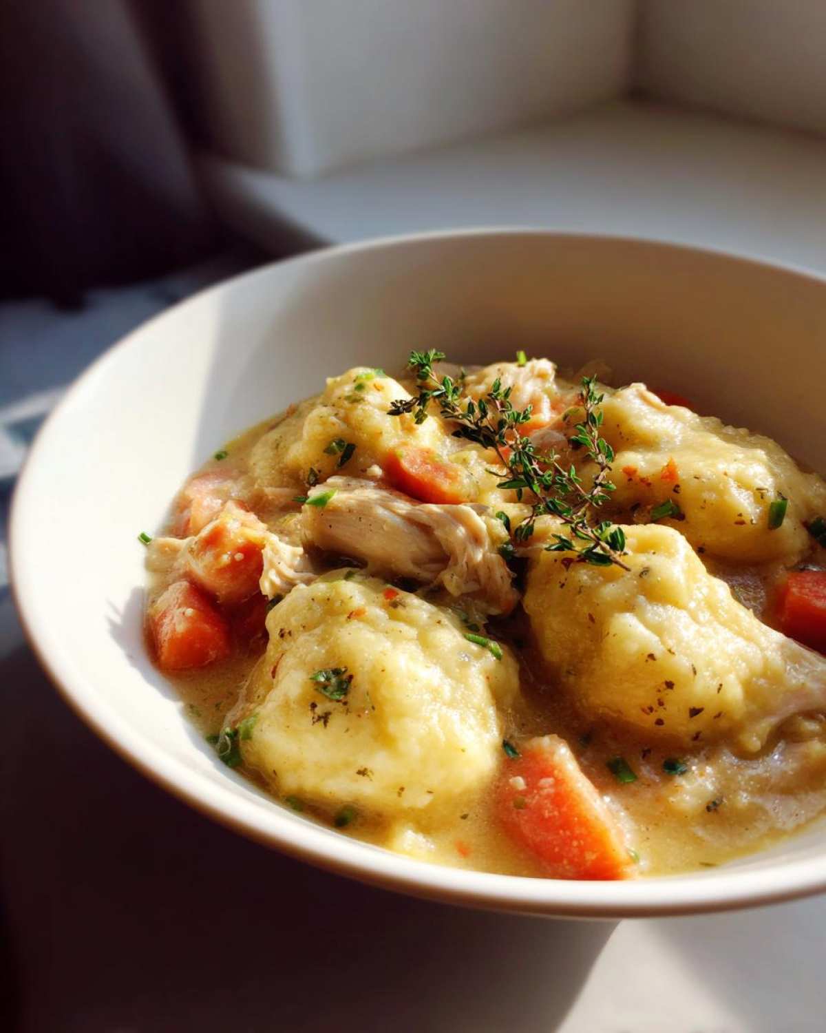 One-Pot Chicken and Dumplings - detail 4
