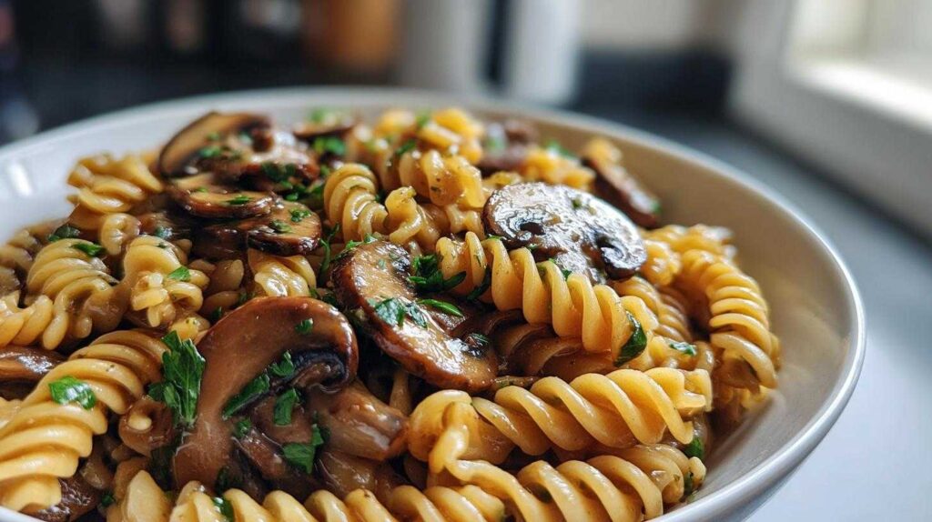 One-Pot Creamy Mushroom Pasta (Italian)