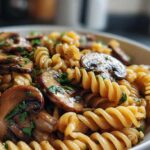 One-Pot Creamy Mushroom Pasta (Italian)
