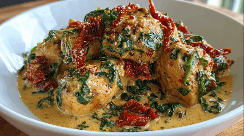 One-Pot Creamy Tuscan Garlic Chicken