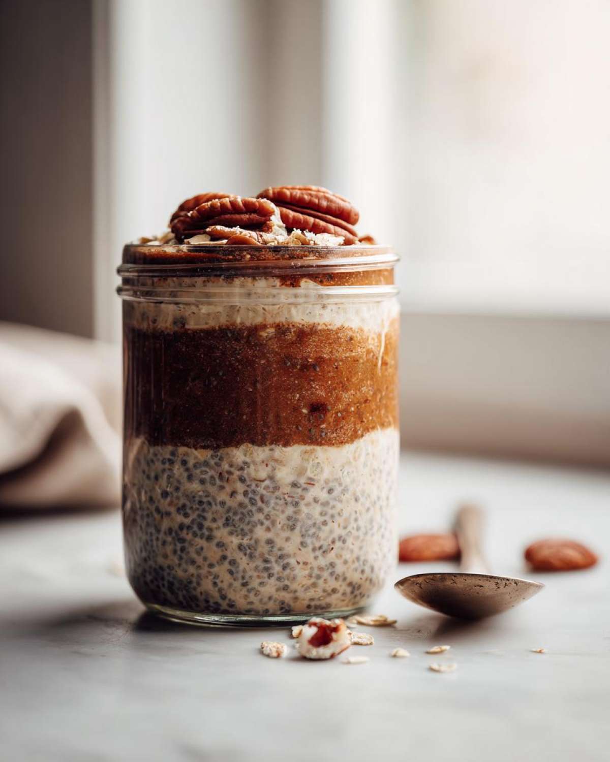 Overnight Gingerbread Oats - detail 2
