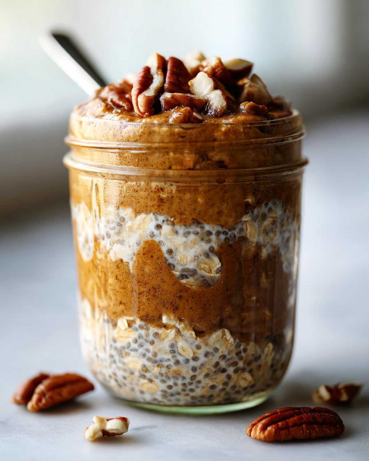 Overnight Gingerbread Oats - detail 4