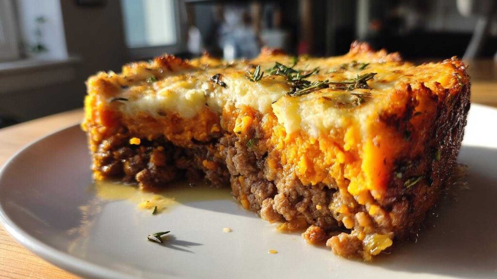 Paleo Sweet Potato Shepherd’s Pie