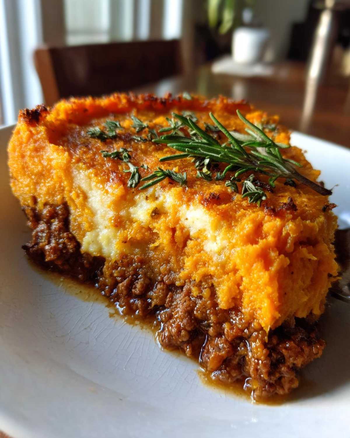 Paleo Sweet Potato Shepherd’s Pie - detail 2