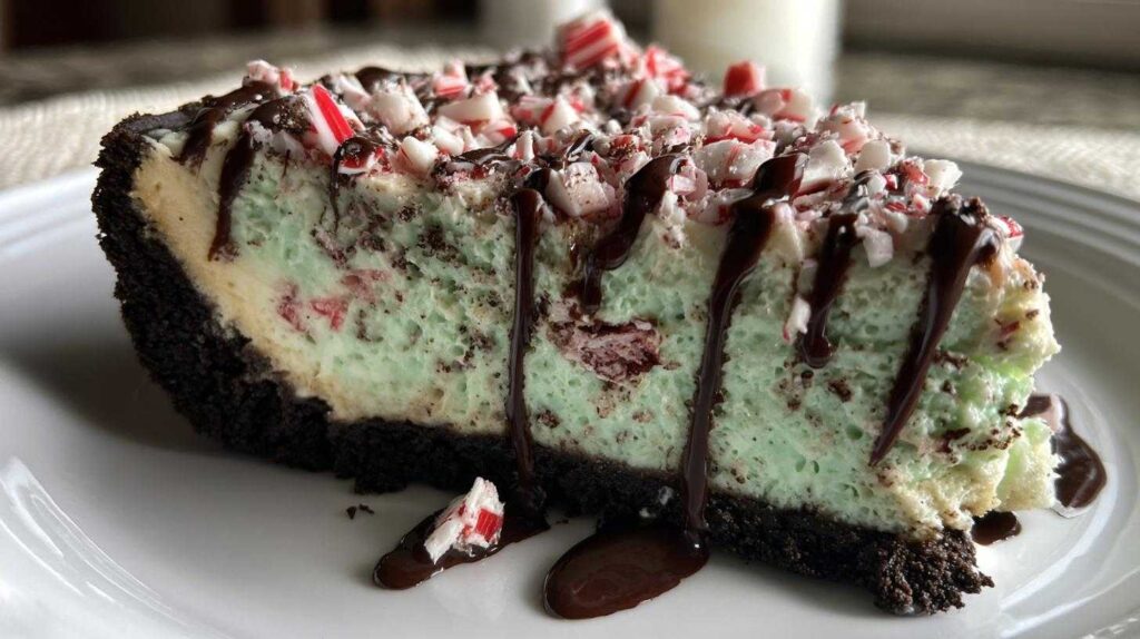 Peppermint Bark Cheesecake