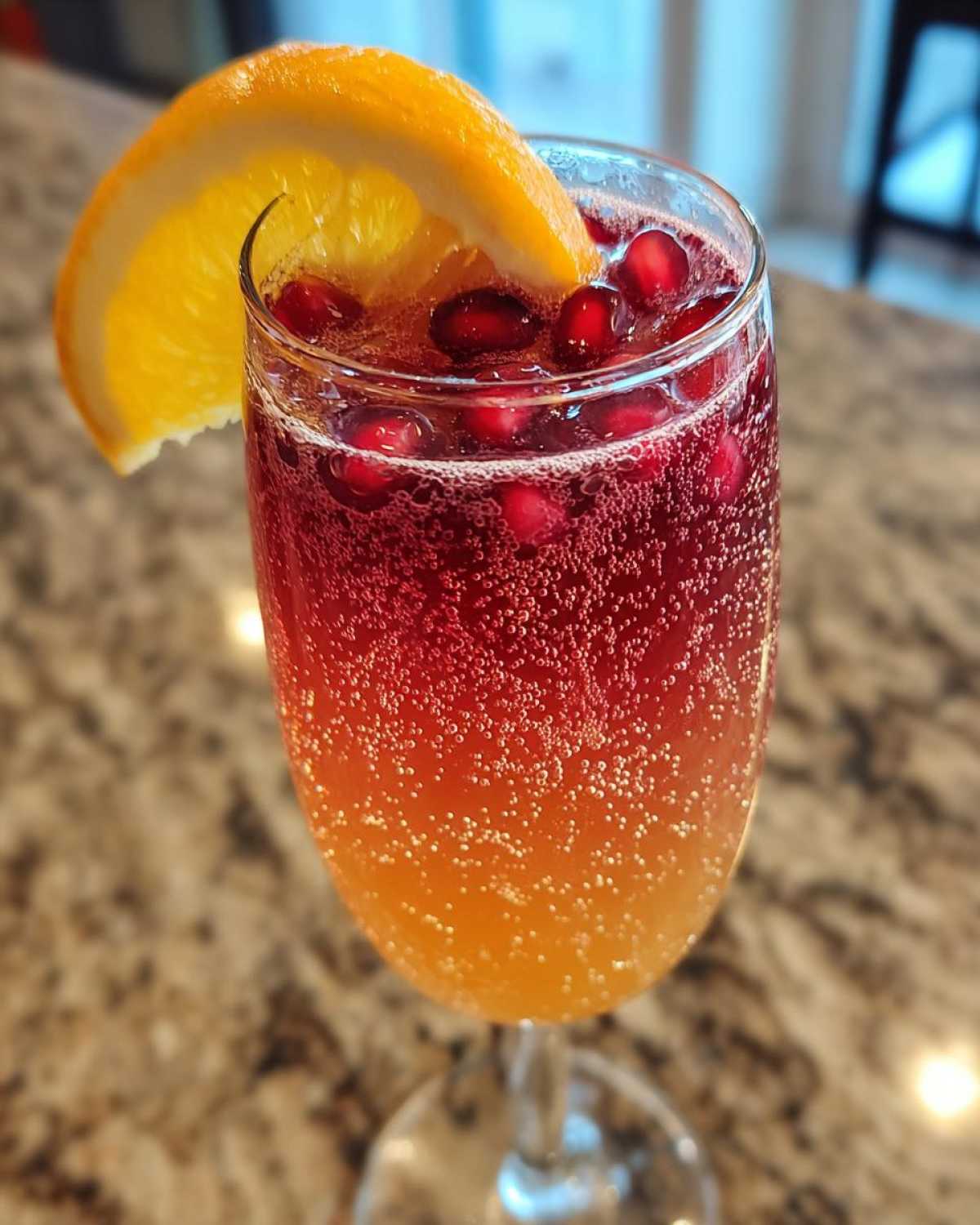 Pomegranate Orange Mimosa - detail 1
